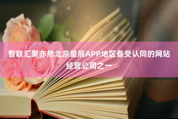 智联汇聚亦然北京星辰APP地区备受认同的网站经营公司之一